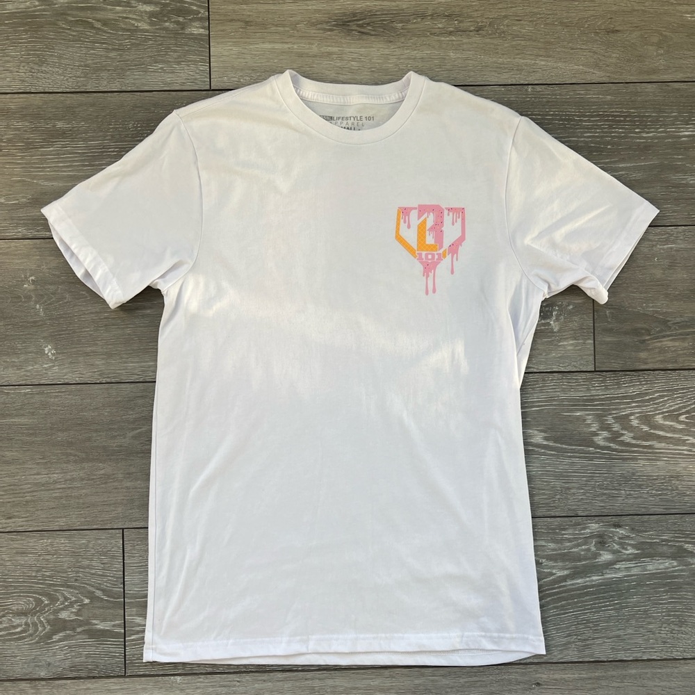 Baseball lifestyle 101 ice cream print men’s small